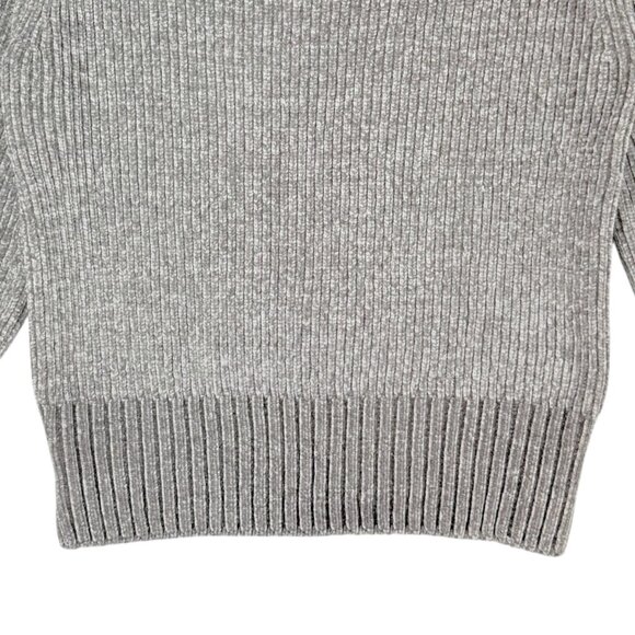 Cynthia Rowley Women's Pullover Ribbed Gray Turtleneck Sweater Size Small - Picture 6 of 10
